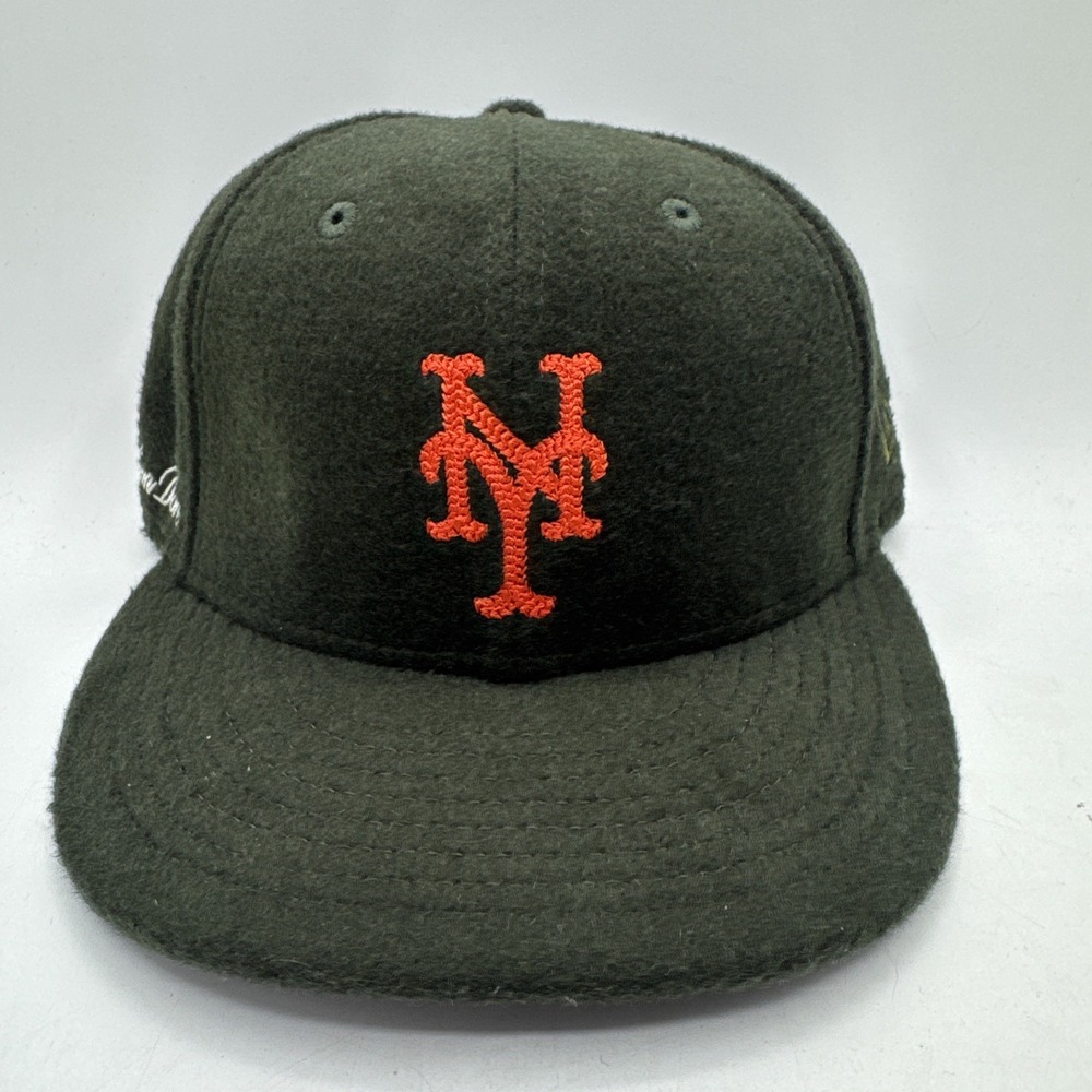 New Era 59fifty Aime Leon Dore New York Mets Wool Fitted Cap Hat Sz 7 3/8 Green